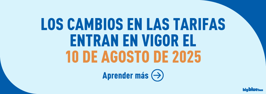Los cambios en las tarifas entran en vigor el agosto
